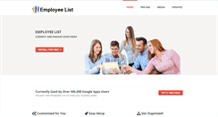 Desktop Screenshot of employee-list.com