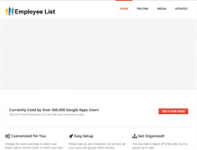 Tablet Screenshot of employee-list.com